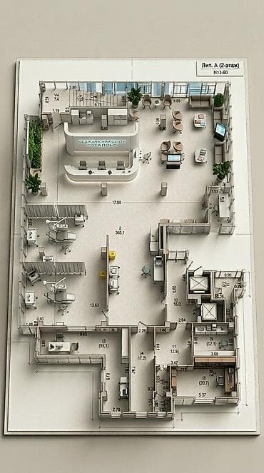 продаю сервис: Продается торгово-офисное здание «Бабакан» 2-этаж полностью. тел — 7