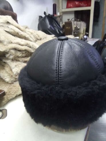 баш: Мужские зимние шапки из натуральной овчины (ушанка/пилотка)Шляпы из — 10