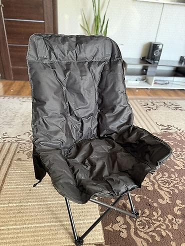 чехол на автолюльку: Походный складной стул, Другой материал, цвет - Черный — 4