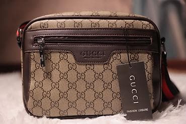 Сумки: Классическая сумка, Gucci, Материал: Комбинированный материал, Винтажный стиль, Водонепроницаемость, Застежка на молнии, Мужские, Новый — 1