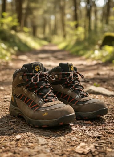 сапоги рабочие: Продаётся фирменная зимняя ботинка Jack Wolfskin оригинал на мальчика — 1