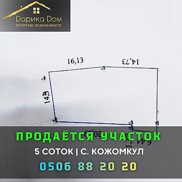 участок сатам: 5 соток — 1