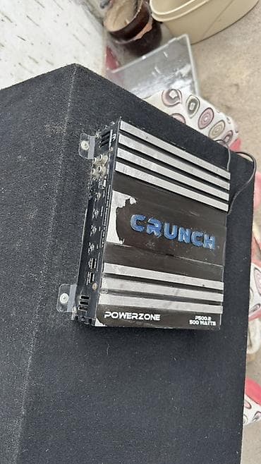 Автомобильная акустика: 🔊 Сабвуфер + усилитель Crunch (готовый комплект) Продаю сабвуфер в — 3
