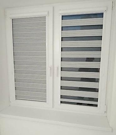 полиэтиленовая плёнка: Рулонные шторы «Зебра» и классические рулонные шторы на пластиковое — 1