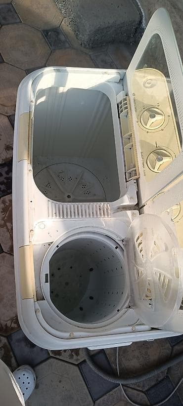 сушилка машина: Всё работает отжим слив Полуавтоматическая двухсекционная стиральная — 4