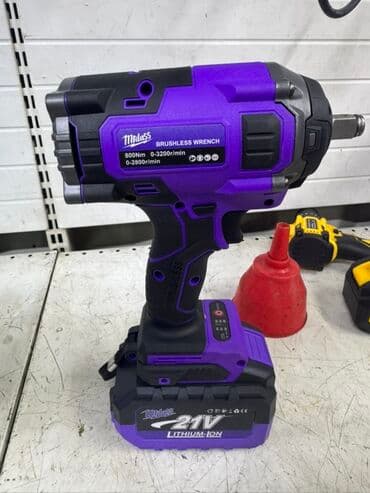 газовой ключ: Аккумуляторный гайковерт — 2