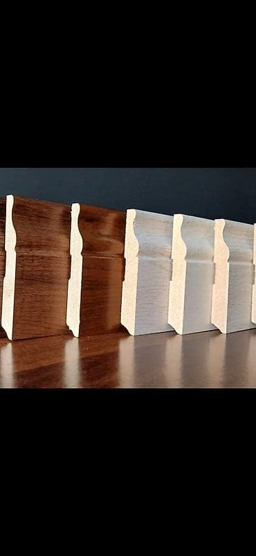 плинтус оптом: МДФ, Новый, цвет - Белый, Гарантия — 1