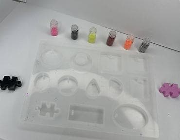 детские украшения: Бижутерия. Мои ручные работы из Эпоксидной смолы, представляют собой — 5