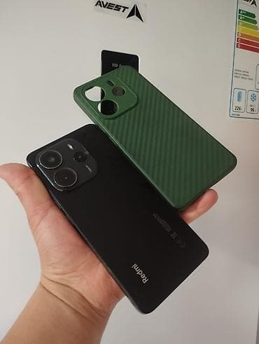 Redmi, Redmi Note 14, Б/у, 256 ГБ, цвет - Черный, 2 SIM