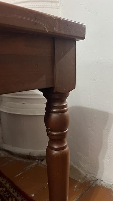 Кухонный стол, Б/у, Прямоугольный, Нераскладной — 4