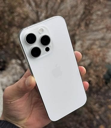 ipad 2017: IPhone 16 Pro, 256 ГБ, Белый, Зарядное устройство, Защитное стекло, Чехол, 92 % — 1