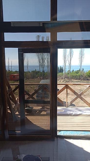 Барнхаус с панорамным остеклением и террасой Вода, канализация