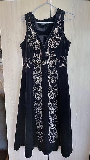 манго жилет: Продаю платье с эксклюзивным национальным бархатным жилетом (ручная — 2