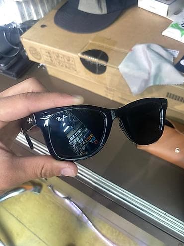 saint lauren: Солнцезащитные очки очки, Ray-Ban, Унисекс, Вайфареры, Оригинал — 4
