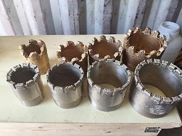 Есть такие каронки и другие запчасти для бурения есть количество