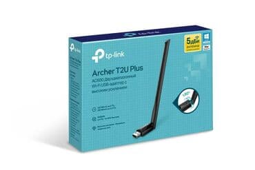 приёмник вай фай для компьютера: 5G WIFI USB‑адаптер tp-link Archer T2U Plus для компьютера. Высокая — 1