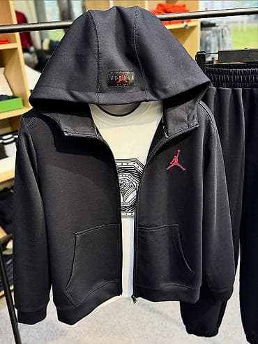 jordan 13: Спортивный костюм Jordan (трикотаж) - Комплект: худи на молнии с — 1