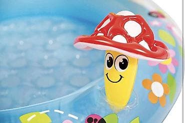 Игрушки: 🍄 Детский надувной бассейн «Грибок» Intex 57114 с навесом Подарите — 4