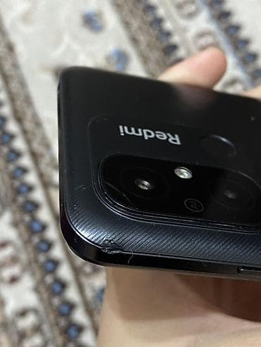 Redmi, Redmi 12C, Б/у, 128 ГБ, цвет - Черный, 2 SIM