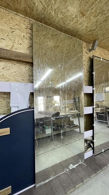 Текстиль: Зеркало с подсветкой 245х100см Подсветка парящая нейтральная С — 1