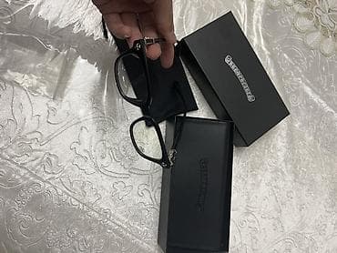 Очки: Очки Chrome Hearts (оправа) - Модель: прямоугольная/wayfarer, черный — 2