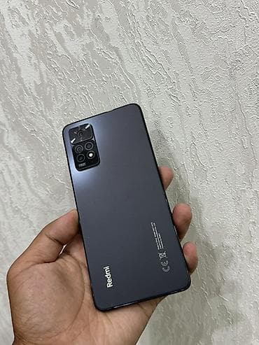 корпусы на пк: Redmi, Redmi Note 11 Pro, Колдонулган, 128 ГБ, түсү - Кара, 2 SIM — 1