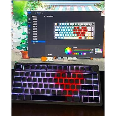 hyper x: Клавиатура, Aula, Механическая, Bluetooth подключение, Размер: 75% — 3