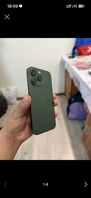 айфо 13: IPhone 13 Pro, Зеленый, 75 % — 3