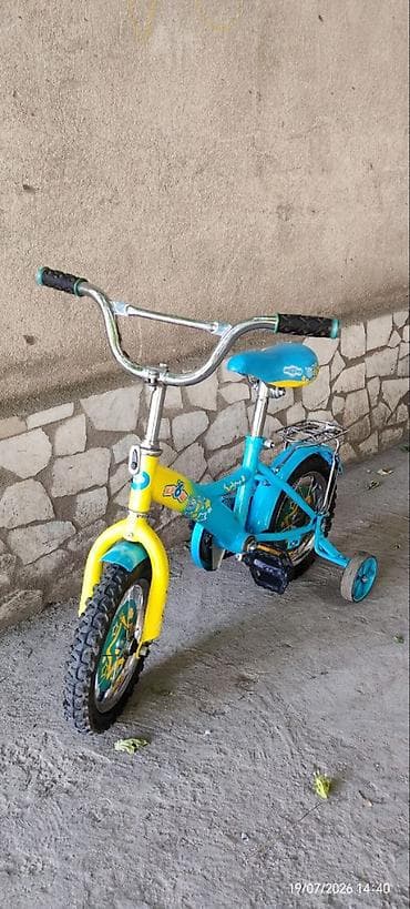 Детский транспорт: Детский велосипед, 4-колесный, 3 - 4 года, Б/у — 1