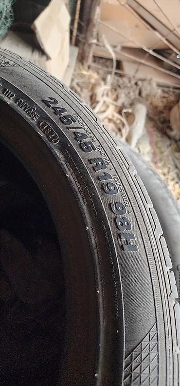 боковое: Шины 245 / 45 / R 19, Лето, Пара, Легковые, Корея, Kumho — 1