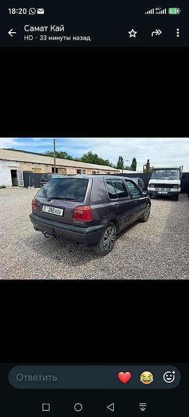 rexton 2020: Volkswagen Golf: 1993 г., 1.8 л, Механика, Бензин, Хэтчбэк — 4