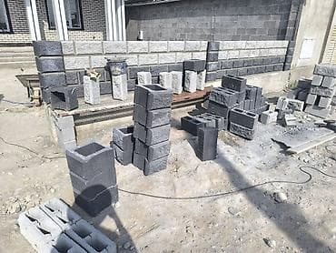 Заборы из пескоблока