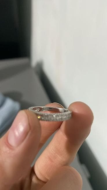 кыргызстан футболка: Серебряный комплект колец S925 - Материал: серебро 925 пробы (клеймо — 1