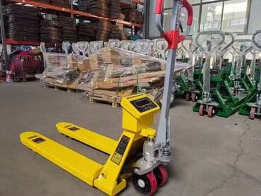 оборудование для магазина: Ручные гидравлические тележки (рохли) для поддонов рохли весы 2 тон и — 7