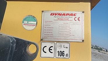 255 40 17: Асфальтоукладчик Dynapac SD115C. Основные данные по шильдику: - — 3
