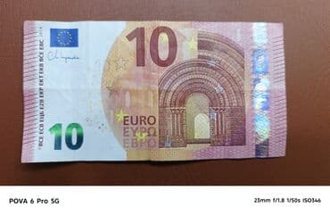 Көркөм өнөр жана коллекциялоо: Банкнота 10 евро (серия Europa) Описание: - Номинал: 10 EUR - Серия — 2