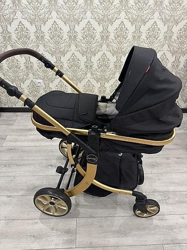 Детские электрокары: Коляска, цвет - Золотой, Б/у — 5