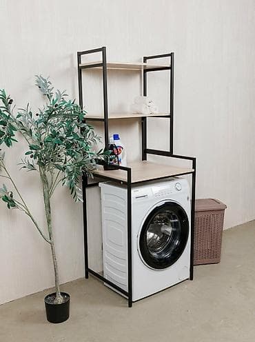 подставки для стиральной машинки: Стеллаж с полками над стиральной машиной
Размер: 195х68х60 — 1