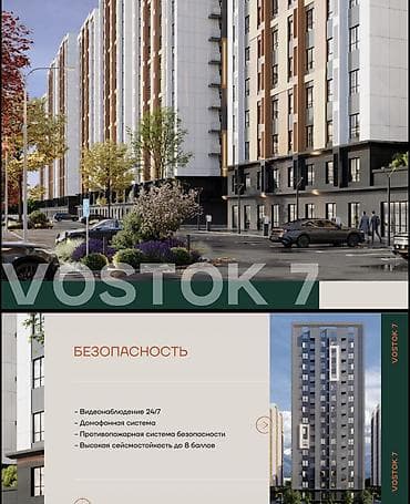 Квартиры: 1 комната, 41 м², Элитка, ТЭЦ Элитка, 5 этаж, ПСО (под самоотделку) — 5