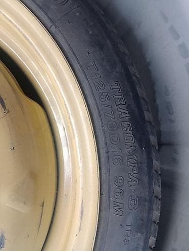 Колеса в сборе <130 / 70 / R 16, Лето, Б/у, 1 шт, Легковые, Железные, отверстий - 5