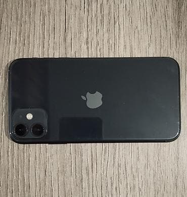 айфон 9 бу бишкек: IPhone 11, Колдонулган, 128 ГБ, Кара, Кабель, 74 % — 1