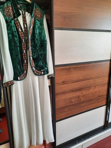 дом вещи: Вечернее платье, Длинная модель, С рукавами, Стразы, XL — 1