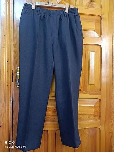 шерстяные брюки: Классические мужские брюки - Два варианта: 1) Темно‑синие/черные со — 4