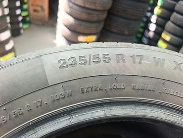Шины 235 / 55 / R 17, Лето, Б/у, Пара, Легковые, Германия, Continental — 3
