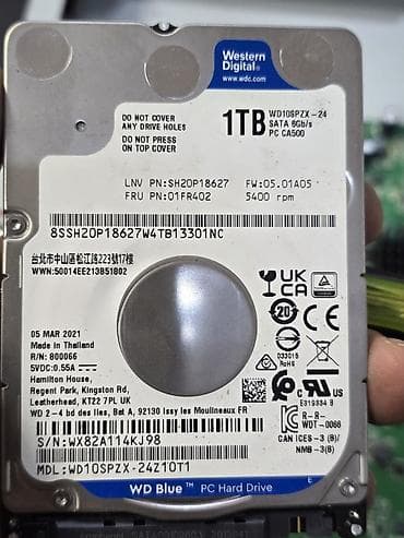 hdd на ноутбук: Жесткий диск Western Digital WD Blue 1TB для ноутбуков - Модель — 1