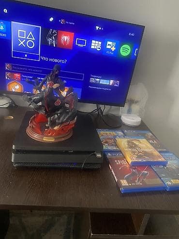 ps3 ps4: PlayStation 4 Slim + набор игр Память консоли 1tb Консоль не шумит не — 4