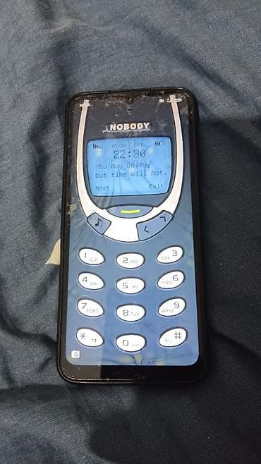 tecno telefon: Redmi, Redmi 9C, Б/у, 64 ГБ, цвет - Черный, 2 SIM — 1