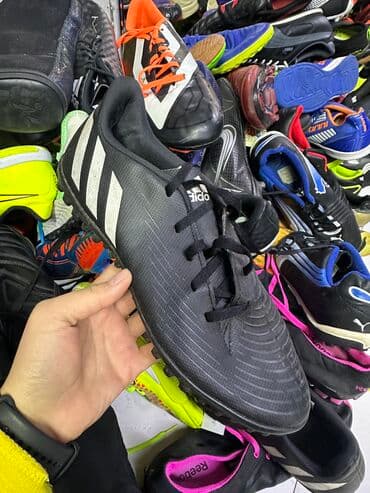 Мужские кроссовки, 39, Adidas, Б/у, цвет - Черный, Бесплатная доставка