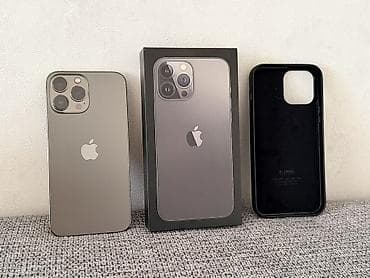 oppo a52: IPhone 13 Pro Max, Б/у, 128 ГБ, Защитное стекло, Чехол, Кабель, 89 % — 1