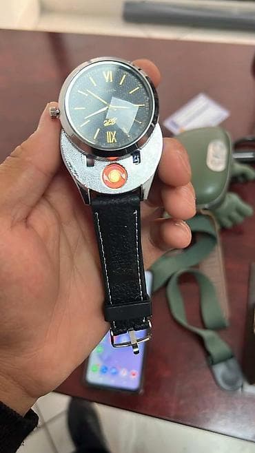 smart sensor: Часы с интегрированной USB‑зажигалкой - Кварцевые наручные часы с — 2